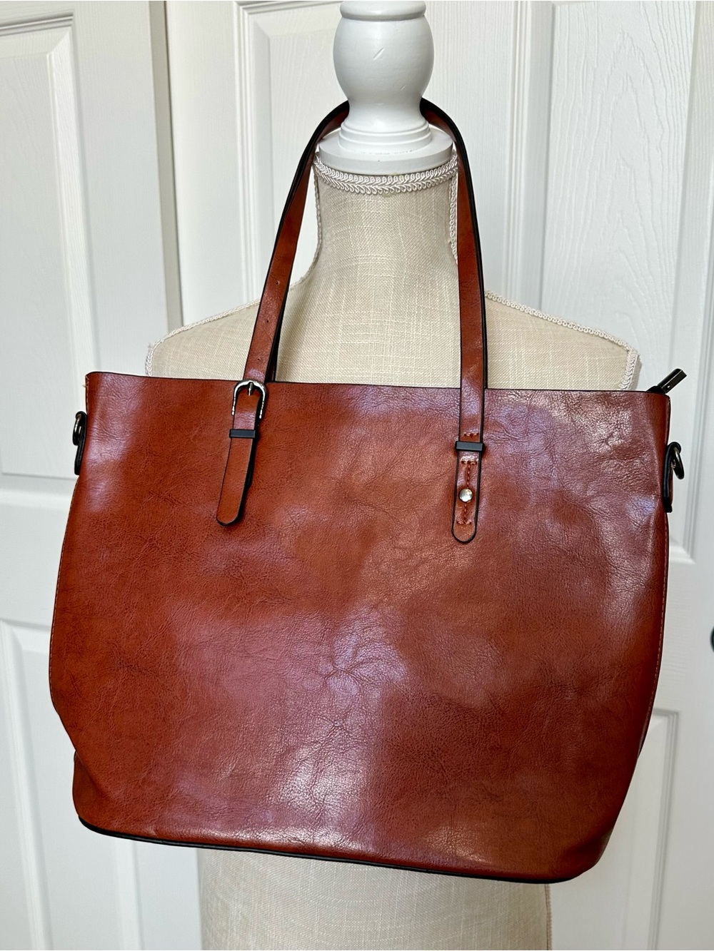 Classic Brown Leather Tote Bag from Grace’s Bags
